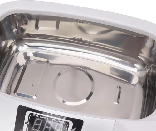 Vista 5 de TOPINCN Limpiador de joyas de gran capacidad, función de calefacción eficiente, pantalla de sincronización digital, portátil