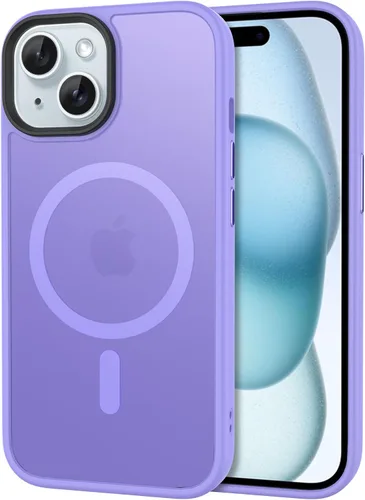 Vista 56 de CACOE Funda magnética para iPhone 12 y iPhone 12 Pro de 6.1 pulgadas - Compatible con MagSafe y soporte magnético para teléfono en el automóvil,