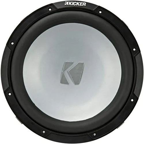 KICKER KMF12 Subwoofer resistente a la intemperie de 12 pulgadas (11.8 in) para aplicaciones Freeair, 2 ohmios