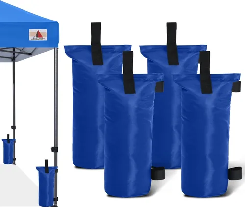 Vista 12 de ABCCANOPY - Juego de anclaje de 4 bolsas de arena de 112 libras para toldos desplegables para exteriores