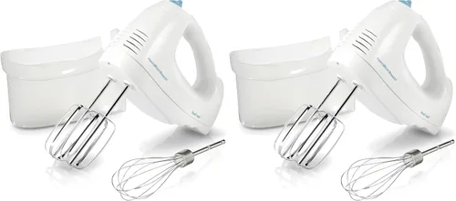 Vista 10 de Batidora de mano con tapa de fijado a presión Hamilton Beach 62682RZ, color blanco, M, Blanco