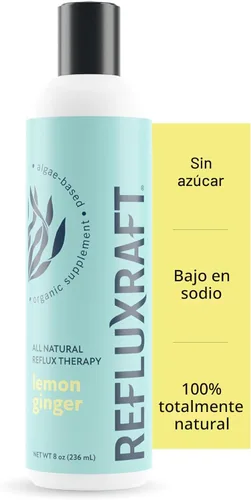 Vista 9 de RefluxRaft Terapia para el Reflujo Ácido con Alginato Orgánico, Rápida y de Larga Duración para ERGE, RLF y Soporte de Síntomas de Digestión, Sin