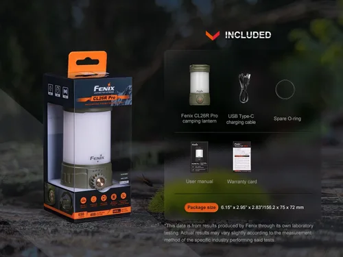 Vista 8 de Fenix CL26R Pro - Linterna de campamento, camuflaje gris, 650 lúmenes brillante, recargable USB-C, compacta y portátil, perfecta para huracán
