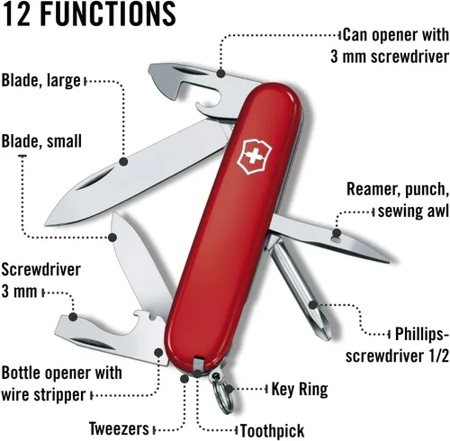 Vista 4 de Victorinox Tinker Swiss Army Knife Multipurpose Pocketknife
