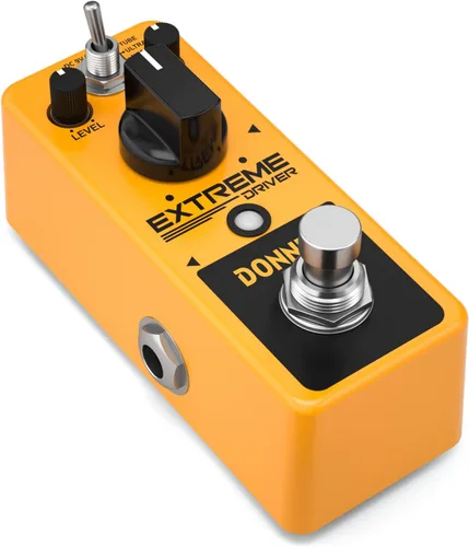 Vista 9 de Donner pedal gigante de guitarra de metal, aumenta el efecto de distorsión, 3 modos