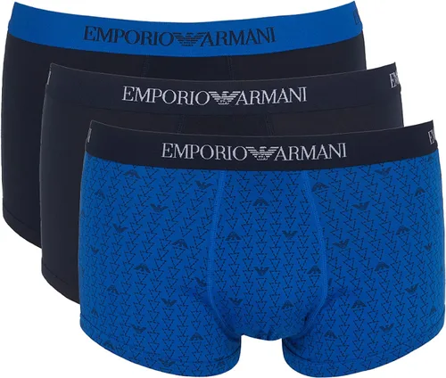 Vista 19 de Emporio Armani Troncos de algodón, paquete de 3 Negro