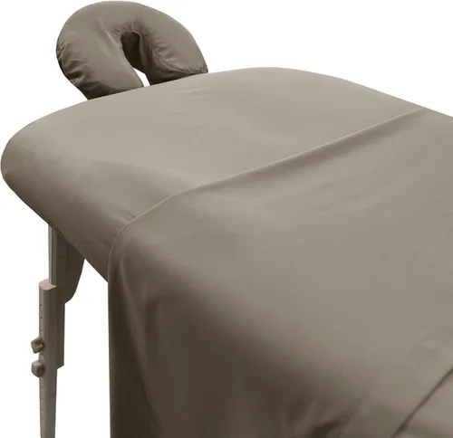 Vista 14 de LONDON LINENS Sábanas de microfibra suave de 3 piezas para mesa de masaje, superligeras, resistentes a las manchas y a las arrugas, incluye funda