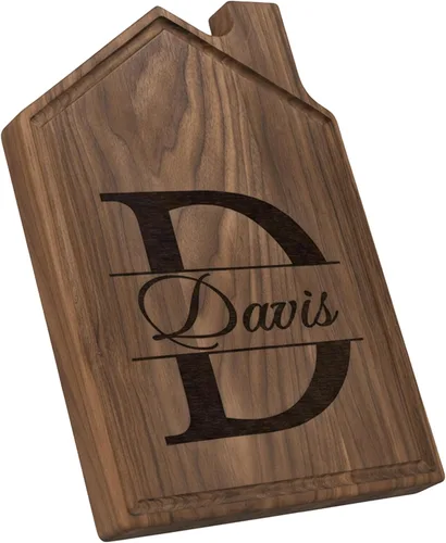 Vista 11 de Tabla de cortar personalizada, idea de regalo de boda, aniversario o inauguración de la casa, charcutería grabada en madera, para parejas