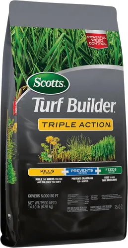 Vista 12 de Scotts Turf Builder Triple Action1, 14.10 libras.