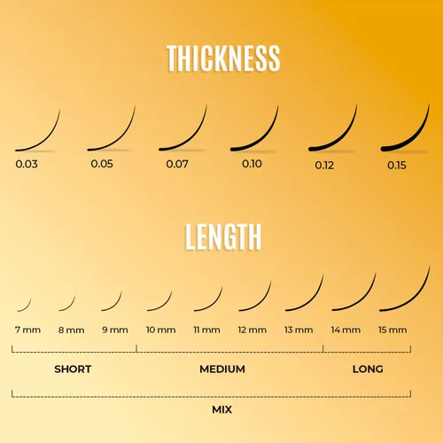 Vista 4 de STACY LASH - Pestañas individuales de visón semipermanentes, volumen y extensiones de pestañas clásicas, pestañas rizadas C, suministros