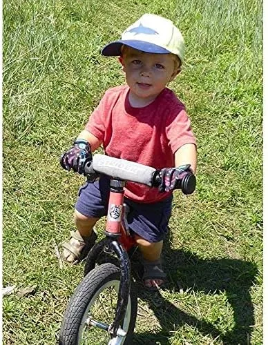 Vista 5 de ZippyRooz Guantes de bicicleta largos para niños pequeños y pequeños