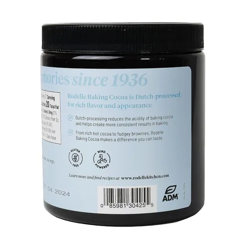 Vista 4 de Rodelle Cacao gourmet para hornear, 8 onzas