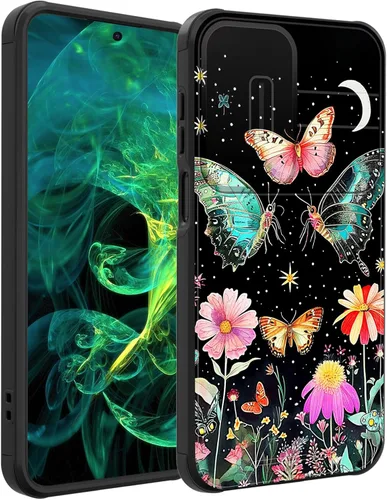 Vista 201 de Funda para Galaxy A36 5G/A56 5G con cubierta de cámara deslizante, resistente de doble capa híbrida a prueba de golpes, funda protectora resistente