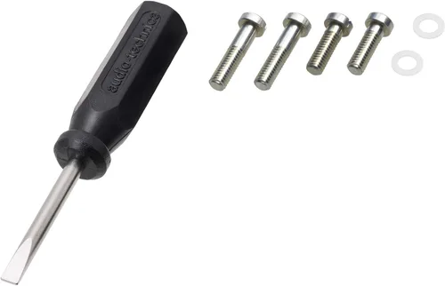 Vista 3 de Audio-Technica AT-VM95ML Cartucho de Tocadiscos de Imán Móvil Dual Rojo