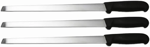 Columbia Cutlery - Cortador de jamón y salmón de 12 pulgadas, sashimi de atún, rebanada fina de carne, frutas y verduras (paquete de 3)