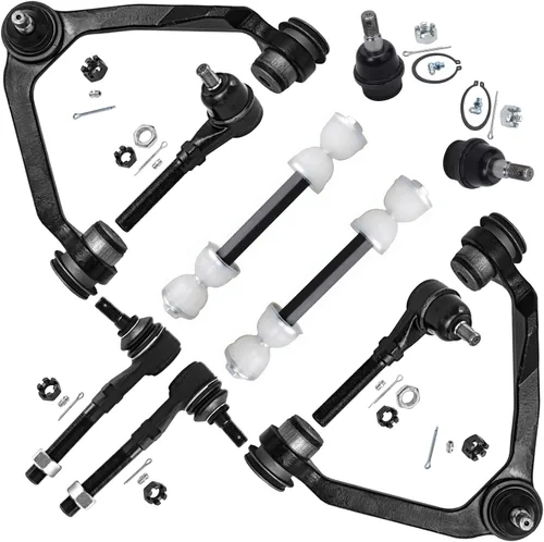 Vista 80 de Detroit Axle - Kit de suspensión frontal de 10 piezas para Dodge Avenger 2008-2014, Chrysler Sebring 2007-2010, 2 brazos de control inferiores, 2