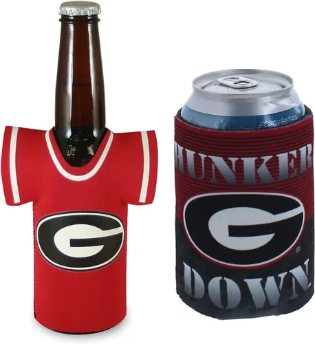Vista 141 de College Team Color Logo Can & Bottle Holder Insulator Beverage Cooler Set
