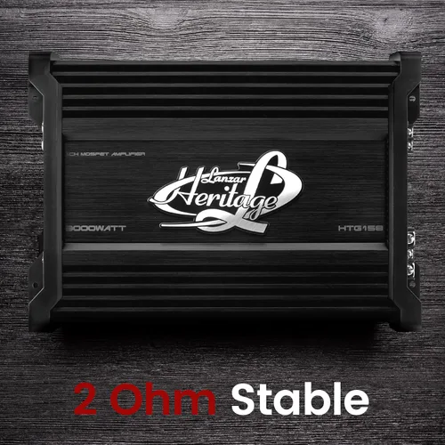 Vista 7 de Lanzar Amplificador de audio para coche, amplificador monobloque, 1 canal, 3,000 vatios, 2 ohmios, MOSFET, entrada RCA, refuerzo de graves