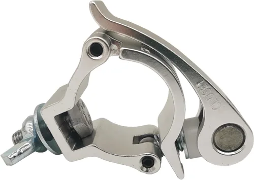 Vista 5 de Abrazaderas de iluminación de escenario de 1.49 a 1.57 pulgadas, abrazadera de braguero resistente de 220 libras para cabeza móvil de DJ, par de luz