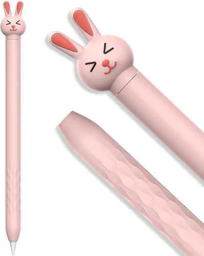 Vista 11 de AhaStyle Funda para Apple Pencil de 1ª generación, linda funda de silicona suave de dibujos animados, accesorios compatibles con Apple Pencil de 1ª