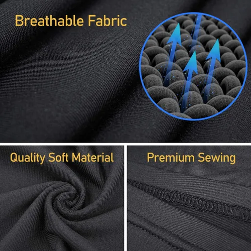 Vista 4 de TICONN Polaina para el cuello, bufanda, transpirable, resistente al sol y al viento, para esquí, pesca, senderismo, ciclismo