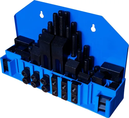 Vista 7 de Kit de sujeción de abrazadera de sujeción de 58 piezas para molino Bridgeport (ranura de 3/4 de pulgada y perno de 5/8 pulgadas)