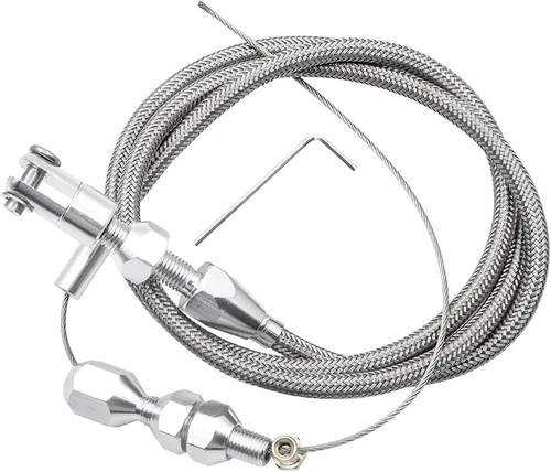 AICEL Cable de acelerador trenzado de 36 pulgadas, compatible con motor LS1 97-07 4.8L 5.3L 5.7L 6.0L, kit de reparación de cable de acelerador de