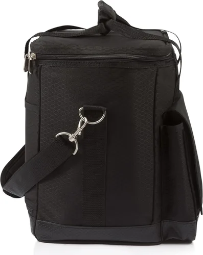 Vista 10 de PICNIC TIME Cellar - Bolsa transportadora de vino y enfriador de 6 botellas, bolsa térmica acolchada aislada para viajes, bolsa portátil resistente