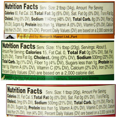 Vista 4 de Juego de pastas de curry tailandesas verdes, rojas y amarillas (versión original), 4 onzas (paquete de 6)