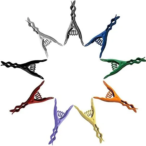 Henry Berry & Dairy Pinzas para la ropa Extreme Colour - Acero inoxidable - Principalmente multicolor primario - Paquete de 18