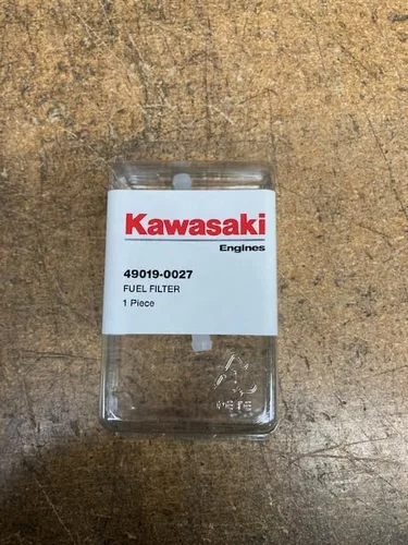 Kawasaki Paquete de 2 filtros de combustible originales 49019-0027 que reemplazan a 49019-0014 49019-7001