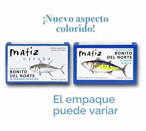 Vista 8 de Matiz España Bonito Del Norte Atún, 4 onzas, Carne Blanca, 1 Lata