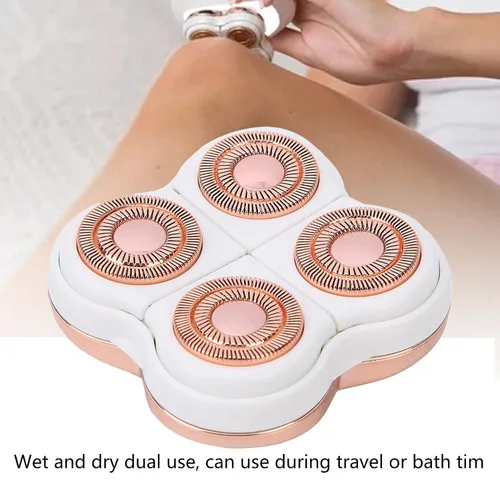 Vista 2 de Cabezal de repuesto para removedor de pelo, removedor de pelo eléctrico, cabezal de máquina de afeitar de pelo corporal, afeitadora eléctrica