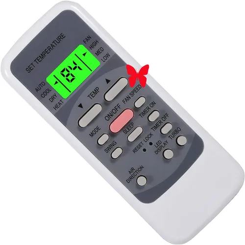 Mando a Distancia de Repuesto para Acondicionador de Aire de Habitación MRCOOL RG57A6/BGEFU1 A-18-HP-C-230B
