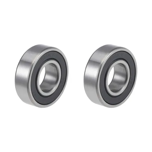 Vista 72 de uxcell 1654-2RS Rodamientos rígidos de bolas Z2 1-1/4 pulgadas x 2-1/2 pulgadas x 5/8 pulgadas de acero cromado sellado doble 2pcs