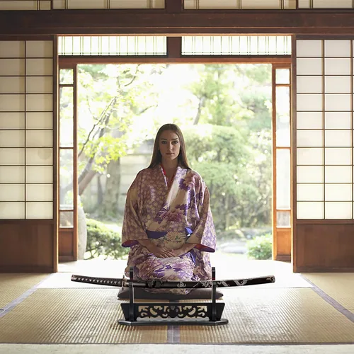 Vista 5 de Soporte de exhibición acolchado de 1 nivel para Tanto Rapier Samurai Cosplay Blade Tanjirou Demon Slayer soporte de exhibición de armas