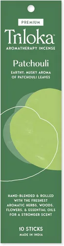 Vista 10 de Triloka Incienso premium, ámbar, 10 varillas