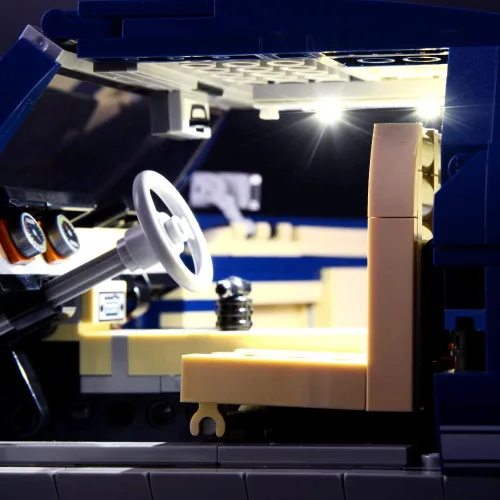 Vista 5 de BRIKSMAX Kit de iluminación LED para Ford Mustang, compatible con el modelo de bloques de construcción Lego 10265, no incluye el juego de Lego