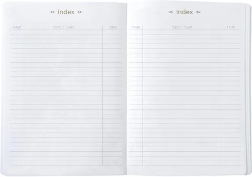 Vista 4 de Quo Vadis 2371252Q Life Journal (Journal Bullet Technique) Multilingual DOTS A5 15 x 21 cm 2024 Duck Blue