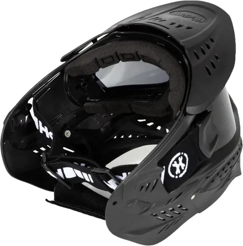 Vista 6 de HK Army HSTL Gafas Máscara de Paintball Airsoft con Lente Térmica Antivaho Negro