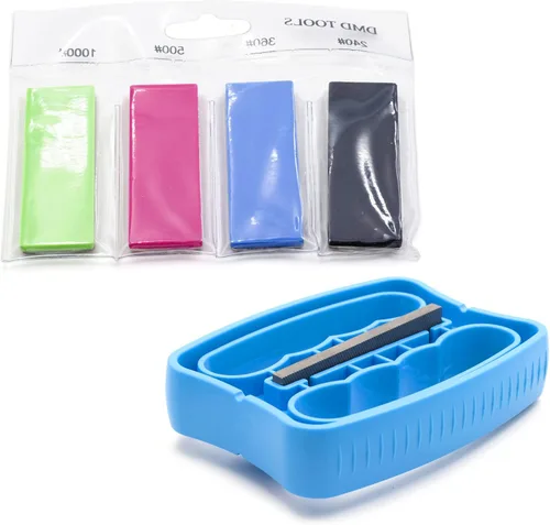 Vista 2 de RINOO Herramienta de afilador de bisel de borde lateral de esquí de snowboard multiángulo con 4 piedras de diamante 240 # 360 # 500 # 1000 #