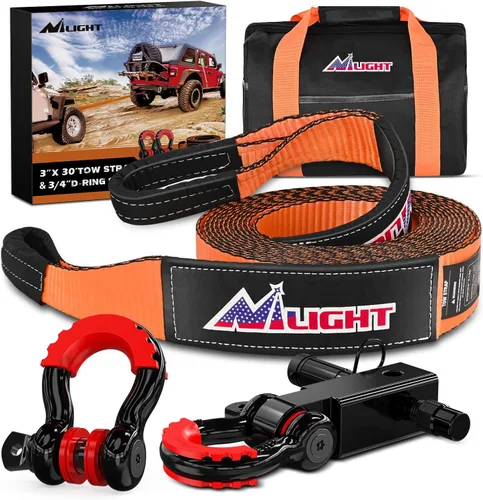 Vista 16 de Nilight Soporte de bola de enganche de remolque, 2 pulgadas, bolas de 2-5/16 pulgadas, se adapta a receptor cuadrado de 2 pulgadas, 10,000 libras