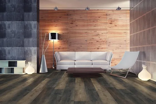 Vista 31 de MSI McKenna 7 pulg. x 48 pulg. Piso de vinilo de lujo, losetas de núcleo rígido, baldosa LVT, LVT impermeable, acabado de veta de madera, marrón