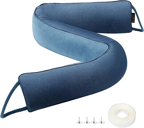 Vista 16 de MAGZO Tope de Corrientes de Aire para Puerta, Bloqueador de Corrientes de Aire Bajo la Puerta de 32 Pulgadas Tope de Ruido, Bloqueador de Viento