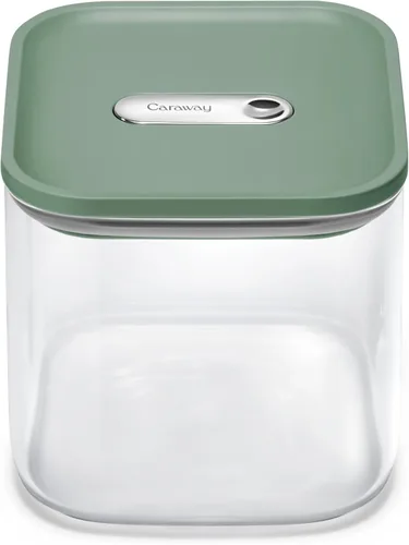 Vista 24 de Caraway Recipiente hermético de vidrio de 1 cuarto de galón con tapa, contenedor de almacenamiento de cocina no tóxico, sin BPA, apilable