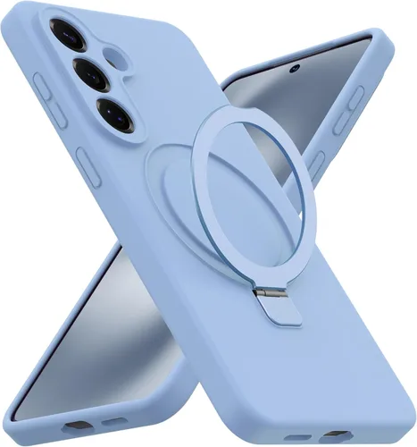 Vista 28 de SKYLMW Funda para Samsung Galaxy S23 con soporte magnético invisible [compatible con Mag-Safe] probada contra caídas militares