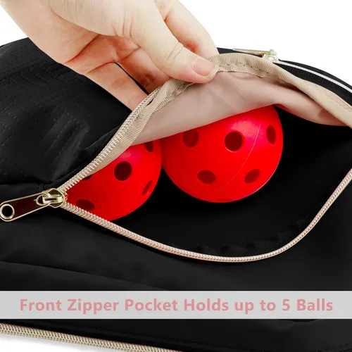 Vista 5 de Bolsa de pickleball para mujer - Bolsa de paleta con diseño de patente