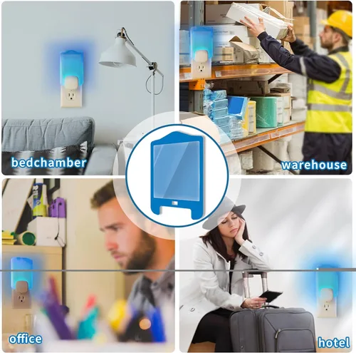 Vista 3 de ZVVN Kit de 8 Cartuchos de Repuesto para Luz Azul Enchufable, para Luz de Tallo, Tarjetas de Pegamento de Repuesto (Paquete de 8)