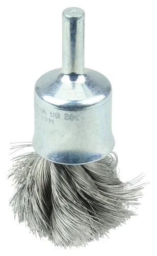 Vista 8 de Weiler 10029 Cepillo de extremo de alambre de nudo de 3/4", relleno de acero inoxidable de 0.014 pulgadas, fabricado en los Estados Unidos