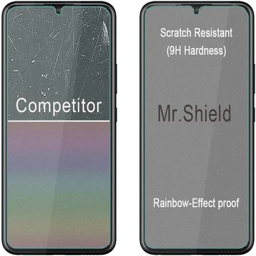 Vista 5 de Mr.Shield [Paquete de 3] Diseñado para Sharp Rouvo V [vidrio templado] [Vidrio japonés con dureza 9H] Protector de pantalla